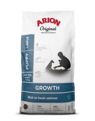 Arion Original Growth для щенков крупных пород с лососем, 12 кг цена и информация |  Сухой корм для собак | 220.lv