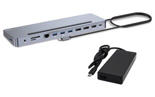 I-TEC USB-C ERGO DOKS + LĀDĒTĀJS cena un informācija | Adapteri un USB centrmezgli | 220.lv