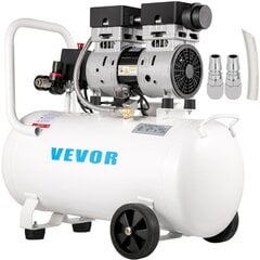 Компрессор для сжатого воздуха Vevor, 50L, 750W, 170 л/мин цена и информация | Компрессоры | 220.lv