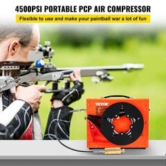 Portatīvais PCP kompressors Vevor, 350W, 4500 PSI cena un informācija | Kompresori | 220.lv