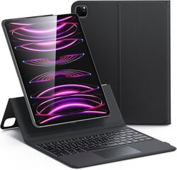 Чехол-клавиатура ESR для iPad Pro 12.9'', магнитный, черный цена и информация | Чехлы для планшетов и электронных книг | 220.lv