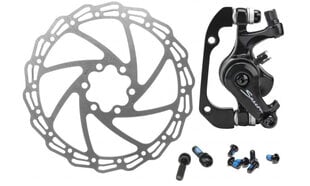 Komplektā: mehāniskās disku bremzes, aizmugurē, Saccon cena un informācija | Citas velosipēdu rezerves daļas | 220.lv