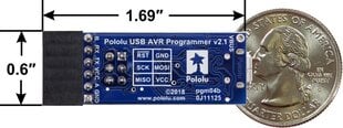 USB AVR Pololu v2.1, microUSB 3.3V/5V цена и информация | Электроника с открытым кодом | 220.lv