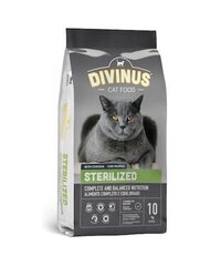 Divinus Sterilized pieaugušiem kaķiem, ar vistu, 10 kg cena un informācija | Sausā barība suņiem | 220.lv