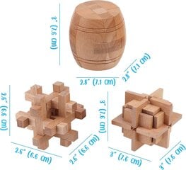 Koka puzles BrainZone cena un informācija | Puzles, 3D puzles | 220.lv