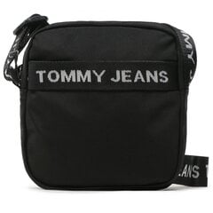 Tommy Jeans vīriešu melns Essential Square Reporter maisiņš AM0AM11177 BDS cena un informācija | Vīriešu somas | 220.lv