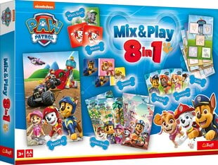 TREFL PAW PATROL 8in1 Mix&play galda spēļu komplekts cena un informācija | Smilšu kastes, smiltis | 220.lv