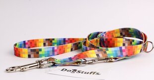 DogStuffs Regulējams Pixel Lanyard, dažādu krāsu, 2.2 m cena un informācija | Suņu pavadas | 220.lv