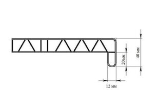 Arutech palodze PVC 150 mm 1 metrs цена и информация | Пластиковые окна | 220.lv