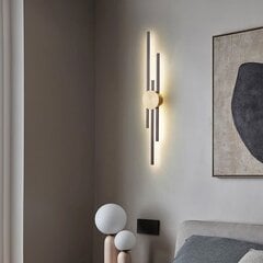 SIENAS LAMPA LED APP1437-W BLACK GOLD cena un informācija | Sienas lampas | 220.lv