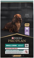 Purina Pro Plan Grain Free Sensitive Digestion pieaugušiem mazo šķirņu suņiem, 7 kg cena un informācija | Sausā barība suņiem | 220.lv