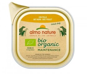 Almo Nature Bio Organic ar vistu, 100 g cena un informācija | Konservi suņiem | 220.lv