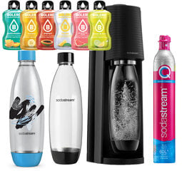 Сатуратор SodaStream Terra Black&Neon + 6х Болера цена и информация | Аппараты для газирования воды | 220.lv