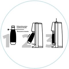 SODAŪDENS APARATS TERRA KOMPLEKTS AR CO2, PEPSI SYROPS, BOLERO cena un informācija | Gāzētā ūdens aparāti | 220.lv