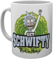 Rick and Morty - Mug 320 ml Get Schwifty cena un informācija | Datorspēļu suvenīri | 220.lv