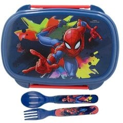 Набор столовых приборов Spiderman Sandwich Box цена и информация | Посуда для хранения еды | 220.lv