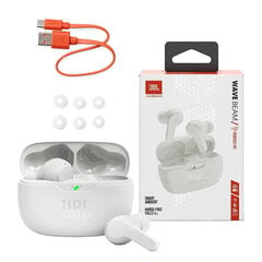 JBL VIBE Beam White cena un informācija | Austiņas | 220.lv