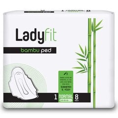 Lady Fit Bamboo Higieniskās Paketes (Normal) цена и информация | Тампоны, гигиенические прокладки для критических дней, ежедневные прокладки | 220.lv