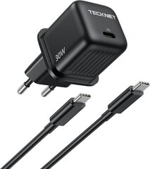 TECKNET 30W USB C lādētājs cena un informācija | Lādētāji un adapteri | 220.lv