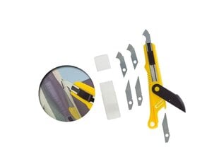 Vallejo - Plastic Cutter Scriber Tool & 5 Spare Blades (Plastmasas skrāpis), 75060 cena un informācija | Krāsas | 220.lv