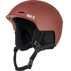 Slēpošanas ķivere NKX Nomad Snow Helmet L izmērs Bordo cena un informācija | Ķiveres | 220.lv