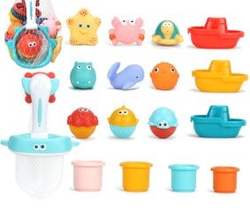 Smilšu rotaļlietu komplekts, Woopie L-47726 17 gab цена и информация | Игрушки для песка, воды, пляжа | 220.lv