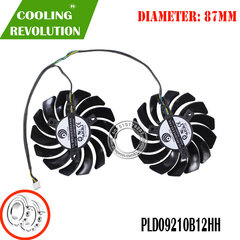 87MM PLD09210B12HH 4Pin grafiskās kartes ventilators MSI ARMOR RX470 RX 480 RX570 RX580 grafiskās videokartes dzesēšanas ventilatoriem цена и информация | Авто принадлежности | 220.lv