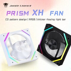 Jungle Leopard datora korpusa ventilators Prism XH 5V 3Pin 120mm ARGB cikliskais spogulis gaismas efekts PWM dzesēšanas Lian Fan Li цена и информация | Авто принадлежности | 220.lv