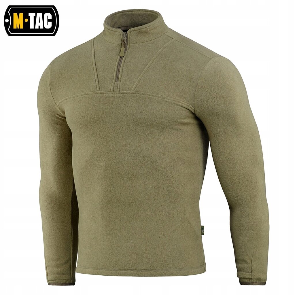 Vīriešu polaras džemperis M-Tac Delta Fleece, Tan cena un informācija | Vīriešu jakas | 220.lv