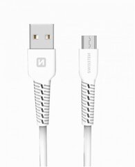 Swissten Data Kabelis USB / Micro USB 1,2m cena un informācija | Savienotājkabeļi | 220.lv