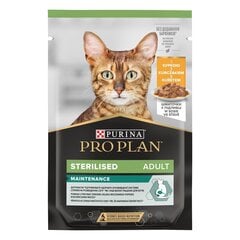 Purina Pro Plan Sterilised sterilizētiem kaķiem, ar liellopa gaļu un vistu, 10x85 g cena un informācija | Konservi kaķiem | 220.lv