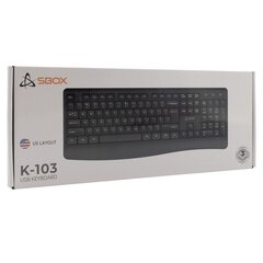 Sbox K-103 US cena un informācija | Klaviatūras | 220.lv