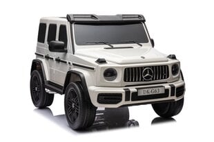 Elektriskais džips bērniem Mercedes G63 XXL 4x4, 24V, balts cena un informācija | Bērnu elektroauto | 220.lv