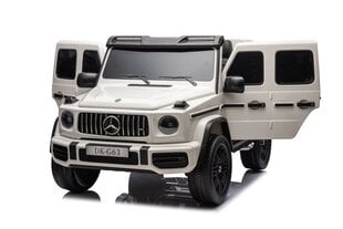 Elektriskais džips bērniem Mercedes G63 XXL 4x4, 24V, balts cena un informācija | Bērnu elektroauto | 220.lv