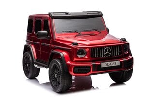 Divvietīgs elektriskais džips bērniem Mercedes G63 XXL 4x4, 24V, sarkans cena un informācija | Bērnu elektroauto | 220.lv