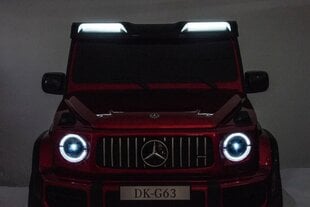 Divvietīgs elektriskais džips bērniem Mercedes G63 XXL 4x4, 24V, sarkans cena un informācija | Bērnu elektroauto | 220.lv