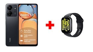 Xiaomi Redmi 13C 8/256GB Midnight Black + Xiaomi Redmi Watch 5 Active Midnight Black цена и информация | Мобильные телефоны | 220.lv