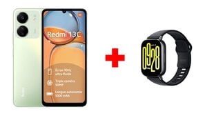 Xiaomi Redmi 13C 8/256GB Clover Green + Xiaomi Redmi Watch 5 Active Midnight Black цена и информация | Мобильные телефоны | 220.lv