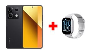 Xiaomi Redmi Note 13 5G 8/256GB Graphite Black + Xiaomi Redmi Watch 5 Active Matte Silver цена и информация | Мобильные телефоны | 220.lv