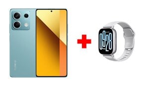 Xiaomi Redmi Note 13 5G 8/256GB Ocean Teal + Xiaomi Redmi Watch 5 Active Matte Silver цена и информация | Мобильные телефоны | 220.lv