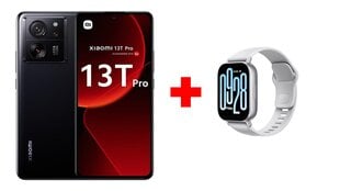 Xiaomi 13T Pro 5G 12/512GB Black + Xiaomi Redmi Watch 5 Active Matte Silver cena un informācija | Mobilie telefoni | 220.lv