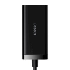 Ātrs universālais tīkla lādētājs, Baseus GaN3 Pro1, GaN 2x USB-C 2x USB 100W QC 4.0+ AFC, melns cena un informācija | Lādētāji-akumulatori (Power bank) | 220.lv