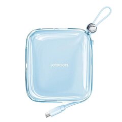 Аккумулятор питания, Joyroom JR-L0051, 10000 мАч., с кабелем iPhone Lightning и разъемом USB-A, голубой цена и информация | Зарядные устройства Power bank | 220.lv