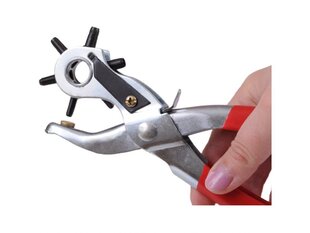 PUNCH HOLE PUNCHER ādas siksnas jostas gumijas acs 2-5mm cena un informācija | Šūšanas piederumi | 220.lv