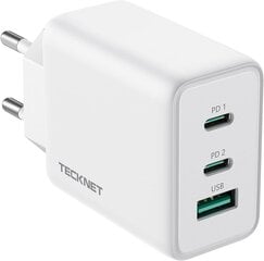 TECKNET 65W ātrais lādētājs cena un informācija | Lādētāji un adapteri | 220.lv