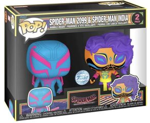 Funko POP! Marvel Spider-Man 2099 & Spider-Man India 2 pack exclusive cena un informācija | Datorspēļu suvenīri | 220.lv