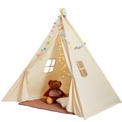 Bērnu Teepee teltis Vevor, 1180x1430x1180mm cena un informācija | Bērnu rotaļu laukumi, mājiņas | 220.lv