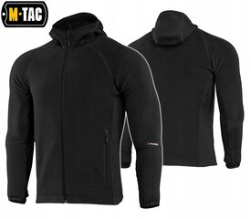 Vīriešu militārais džemperis M-Tac Hoodie Polartec Sport, Melna цена и информация | Мужские толстовки | 220.lv