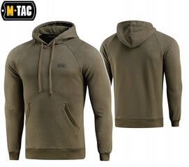 Vīriešu militārais džemperis M-Tac Hoodie Cotton Raglan Hard, Dark Olive цена и информация | Мужские толстовки | 220.lv