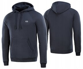 Vīriešu militārais džemperis M-Tac Hoodie Cotton Raglan Hard, Dark Navy Blue cena un informācija | Vīriešu jakas | 220.lv